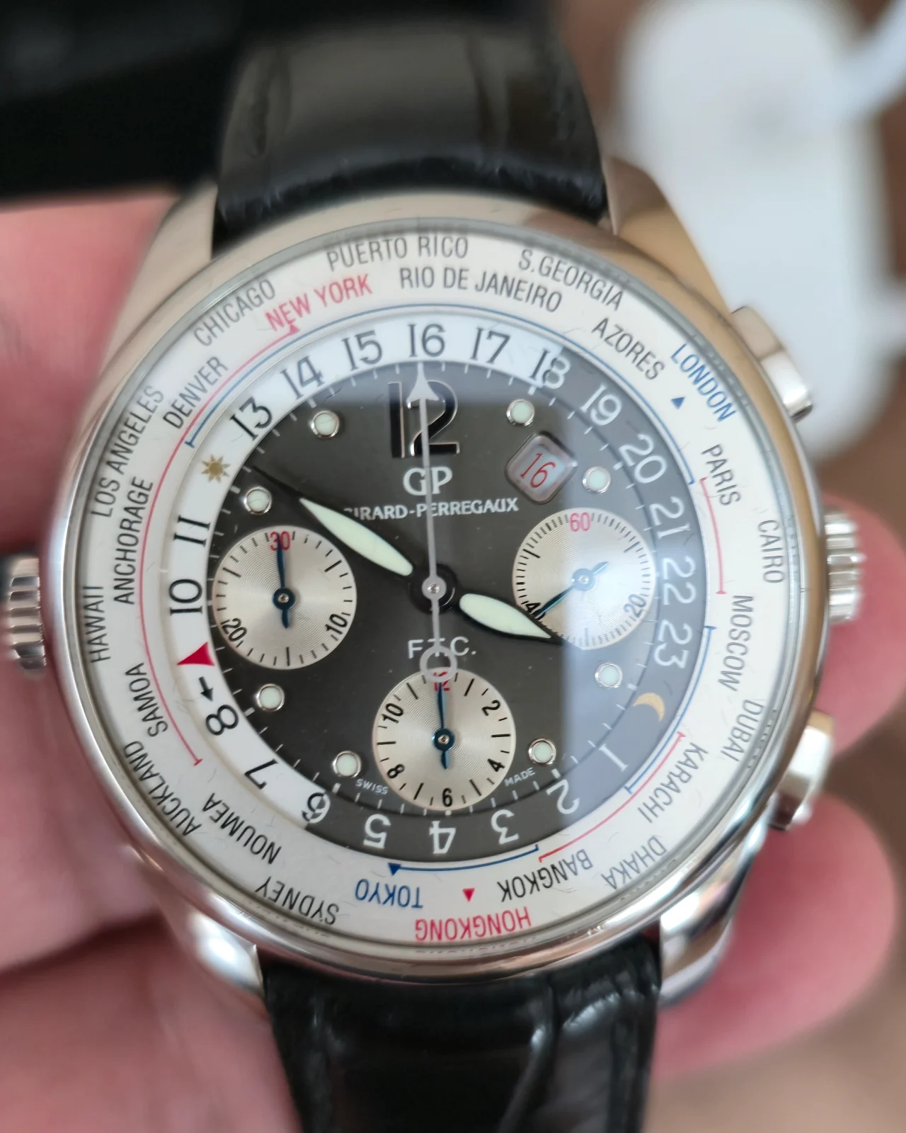 Girard-Perregaux WWTC-FTC Edição limitada 500 peças no mundo