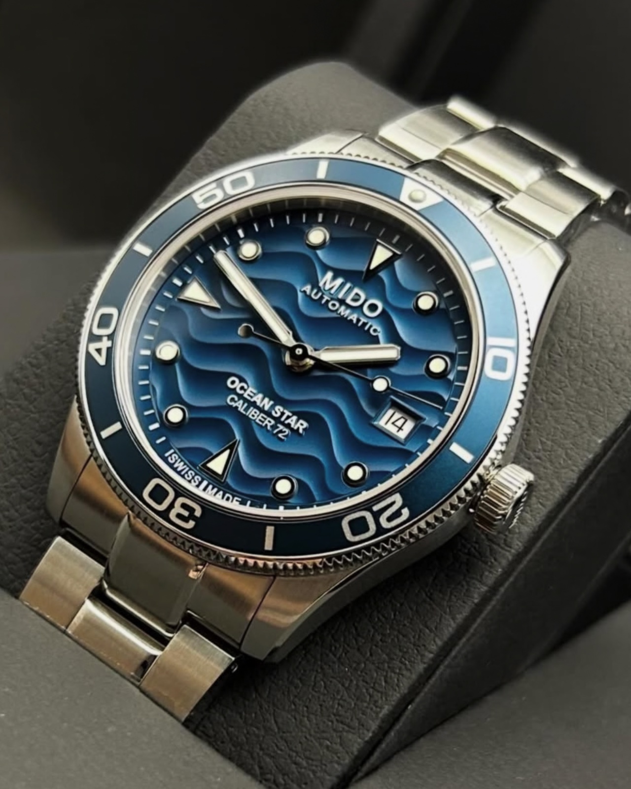 Mido Ocean Star ciano 39mm