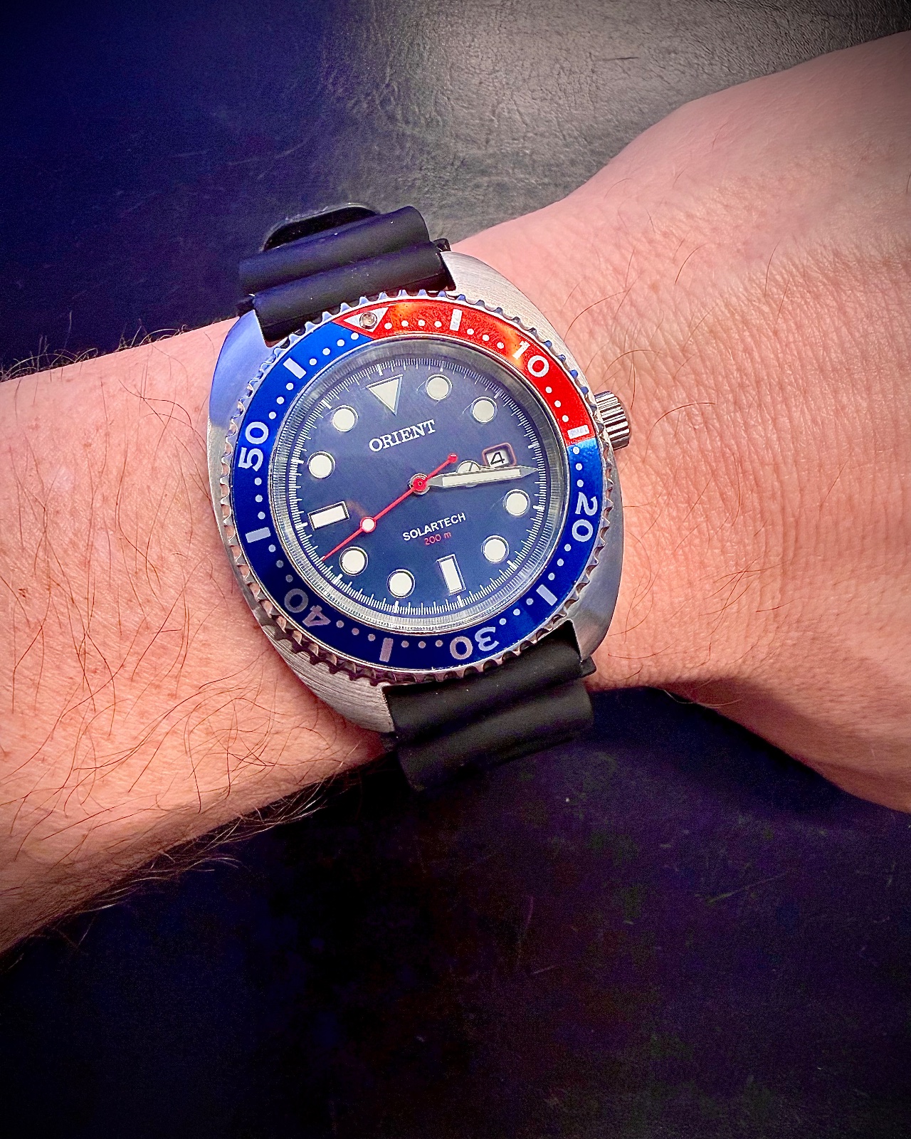 Orient Solartech Turtle Pepsi - 2 pulseiras originais!